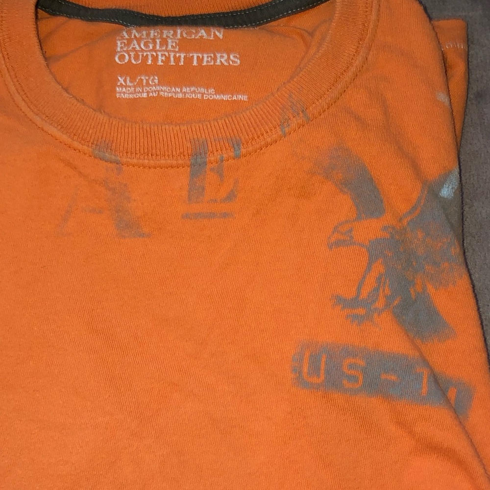 American eagle orange long sleeve shirt!